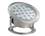 Forma rotonda 24W luce di alluvione LED Materiale in acciaio inossidabile esterno impermeabile IP68