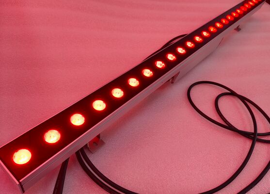 Accensione e spegnimento o DMX512 Modus di controllo Lampade per lavatrice a LED con 24pcs di sorgente luminosa a LED e costruzione in lega di alluminio durevole